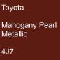 Preview: Toyota, Mahogany Pearl Metallic, 4J7.